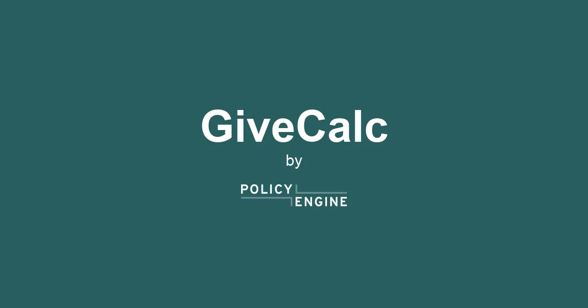 GiveCalc UK: Calculate your Gift Aid tax relief