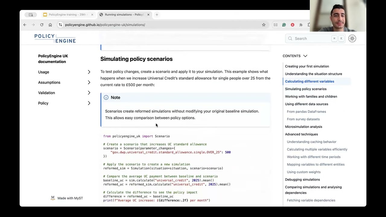 PolicyEngine UK — August 2025 training session — PolicyEngine
