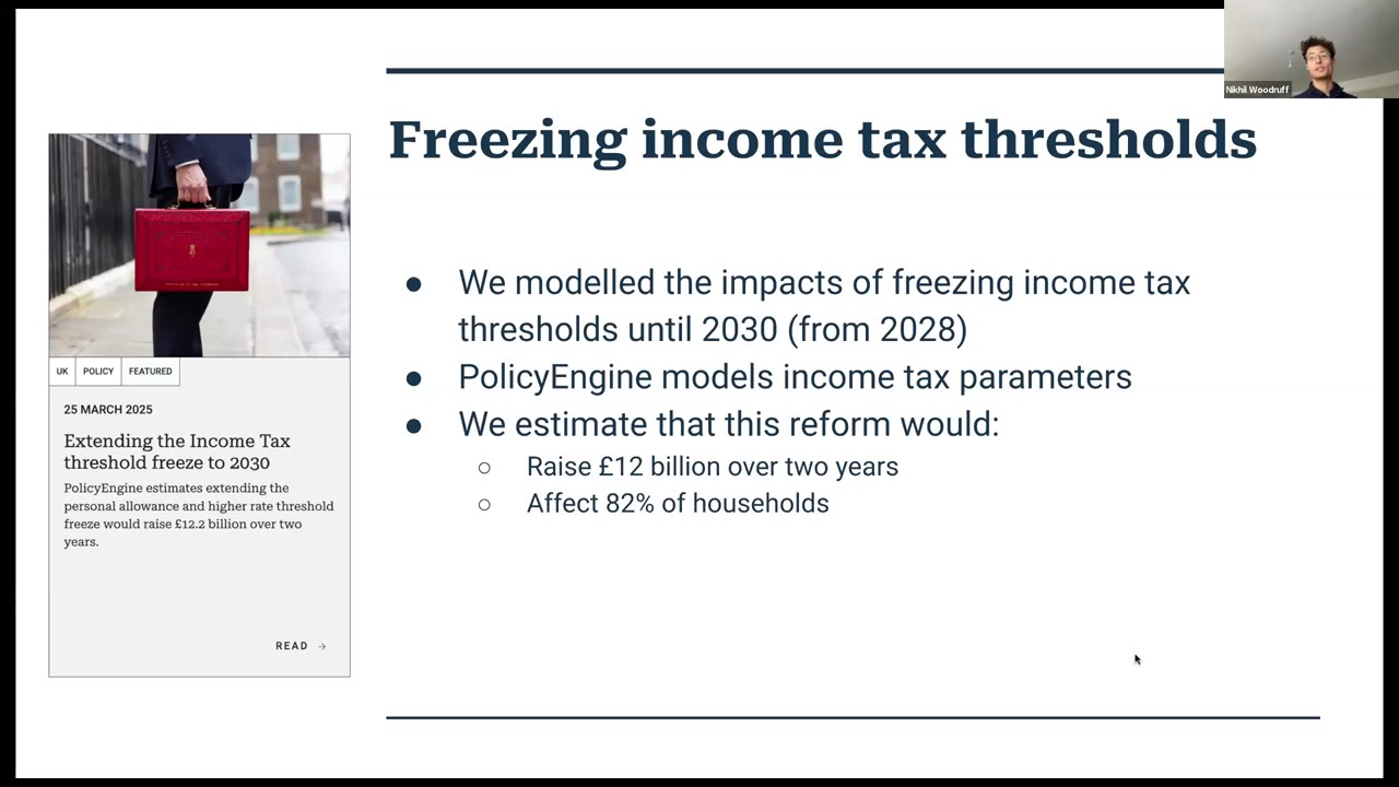 PolicyEngine UK — April 2025 training — PolicyEngine